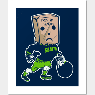 Seattle Fan In Hiding Posters and Art